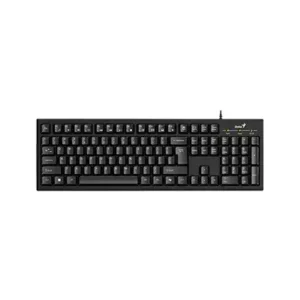 Genius Teclado Básico USB Genius KB -100 AI Copilot Smart Español Black